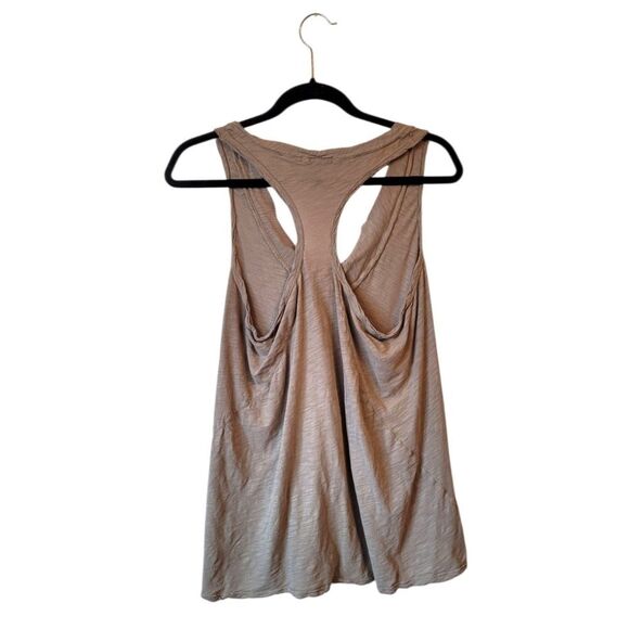 James Perse Women's Light Tan 100% Cotton Tank Top Size 4/US XL - Picture 2 of 6